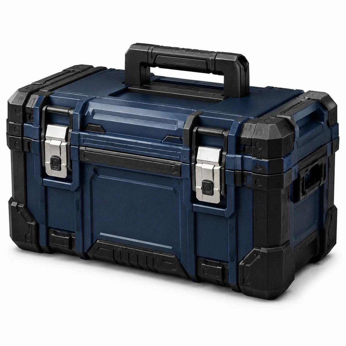 Caja de herramientas de plásticos y metal 45x30x25 cm azul